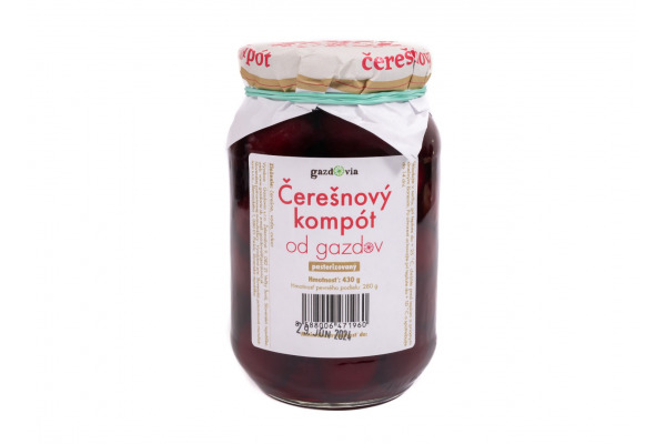 Čerešňový kompót od Gazdov 430g