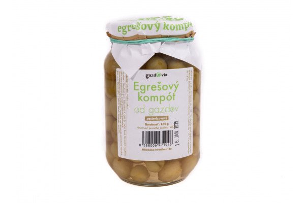 Egrešový kompót od Gazdov