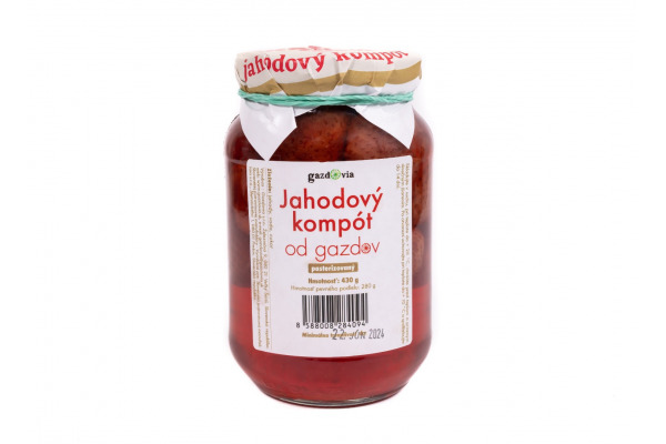 Jahodový kompót od Gazdov 430g