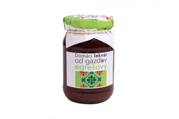 Egrešový lekvár 210g - od Gazdov