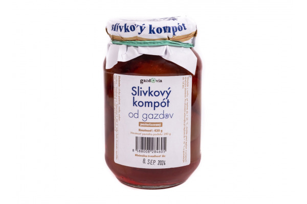 Slivkový kompót od Gazdov 430g