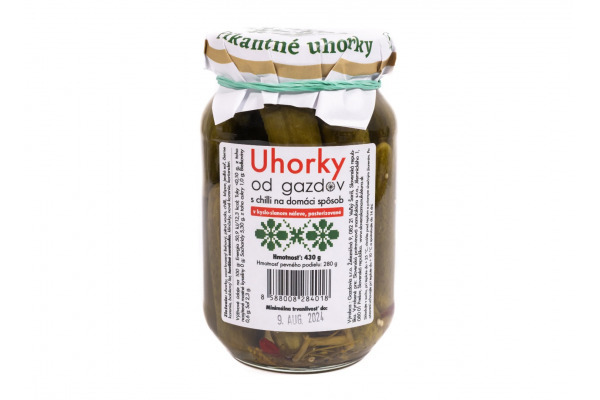 Uhorky s chilli od Gazdov 430g