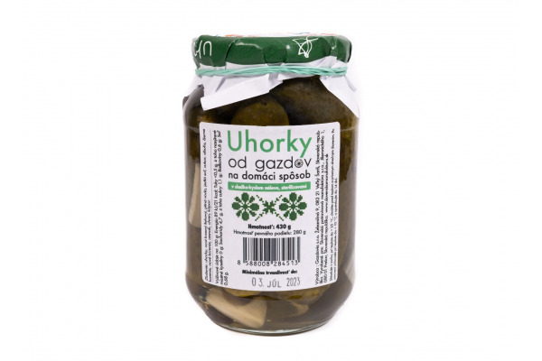 Uhorky sladkokyslý nálev 430g