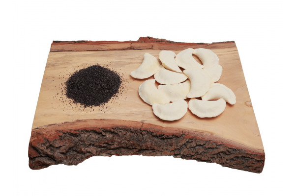 Bezgluténové pirohy plnené makovou náplňou 500 g