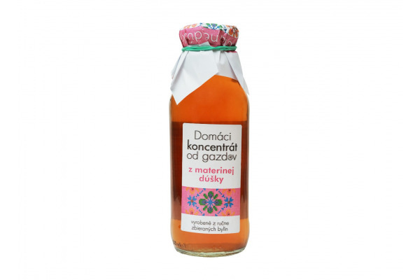 Domáci koncentrát z materinej dúšky od Gazdov 300 ml